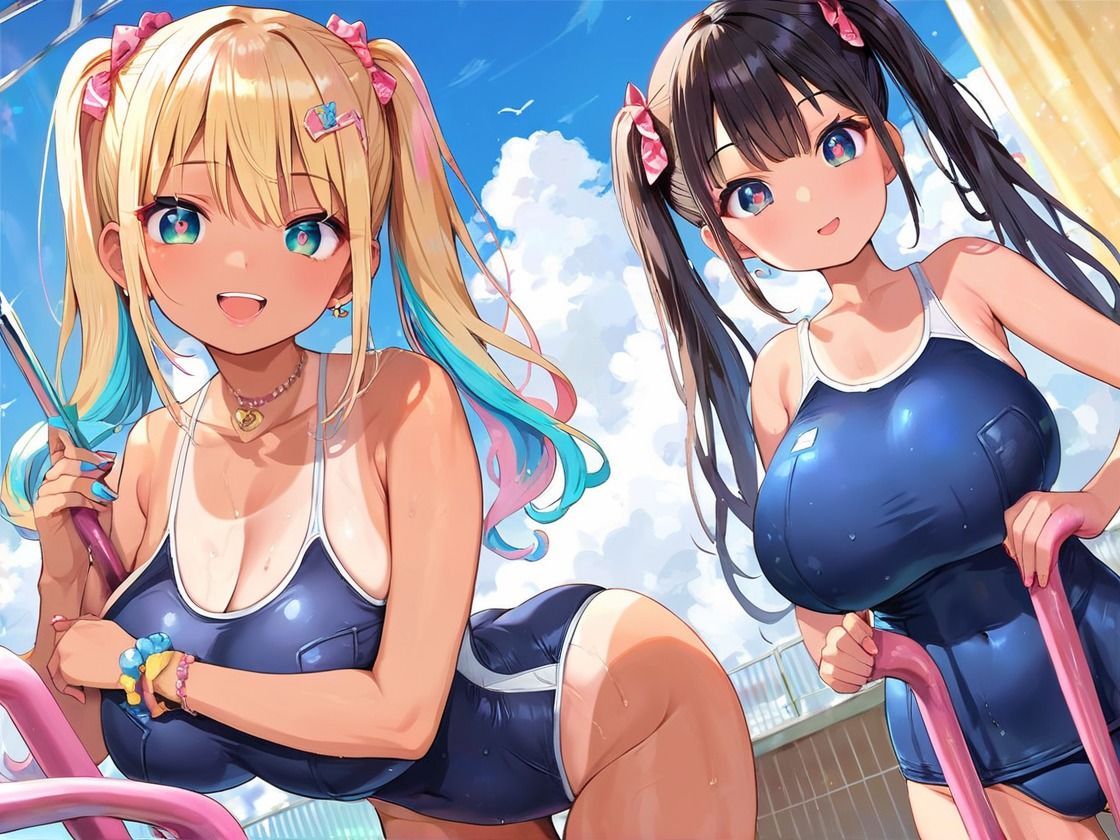 サンプル画像6:性欲教室〜黒ギャル水泳部編〜vol.02(むっちんらぶ) [d_574299]