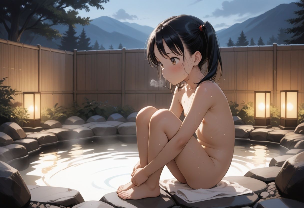 はじめての種付け少女の湯_4