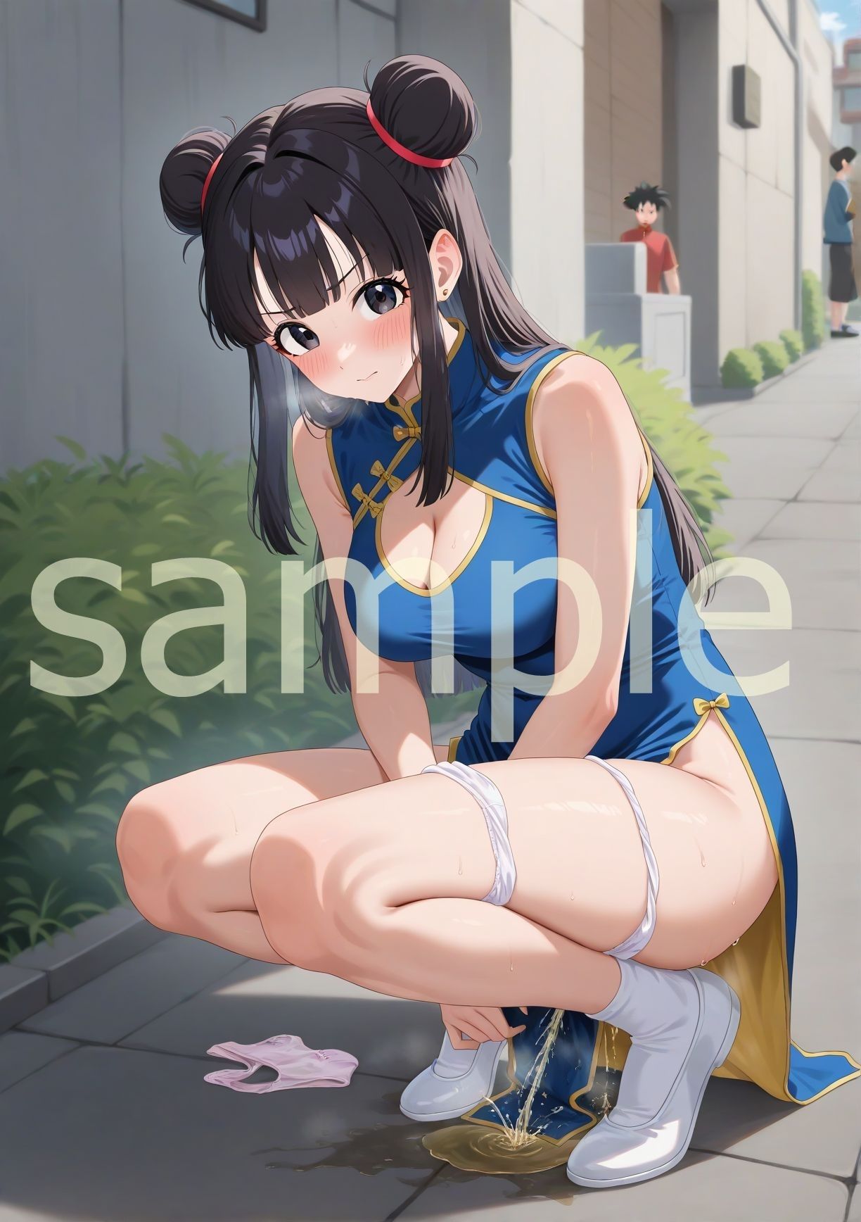 サンプル画像5:【お漏らし作品集（野しょんver）】チ〇編(妄想スタジオ) [d_574356]