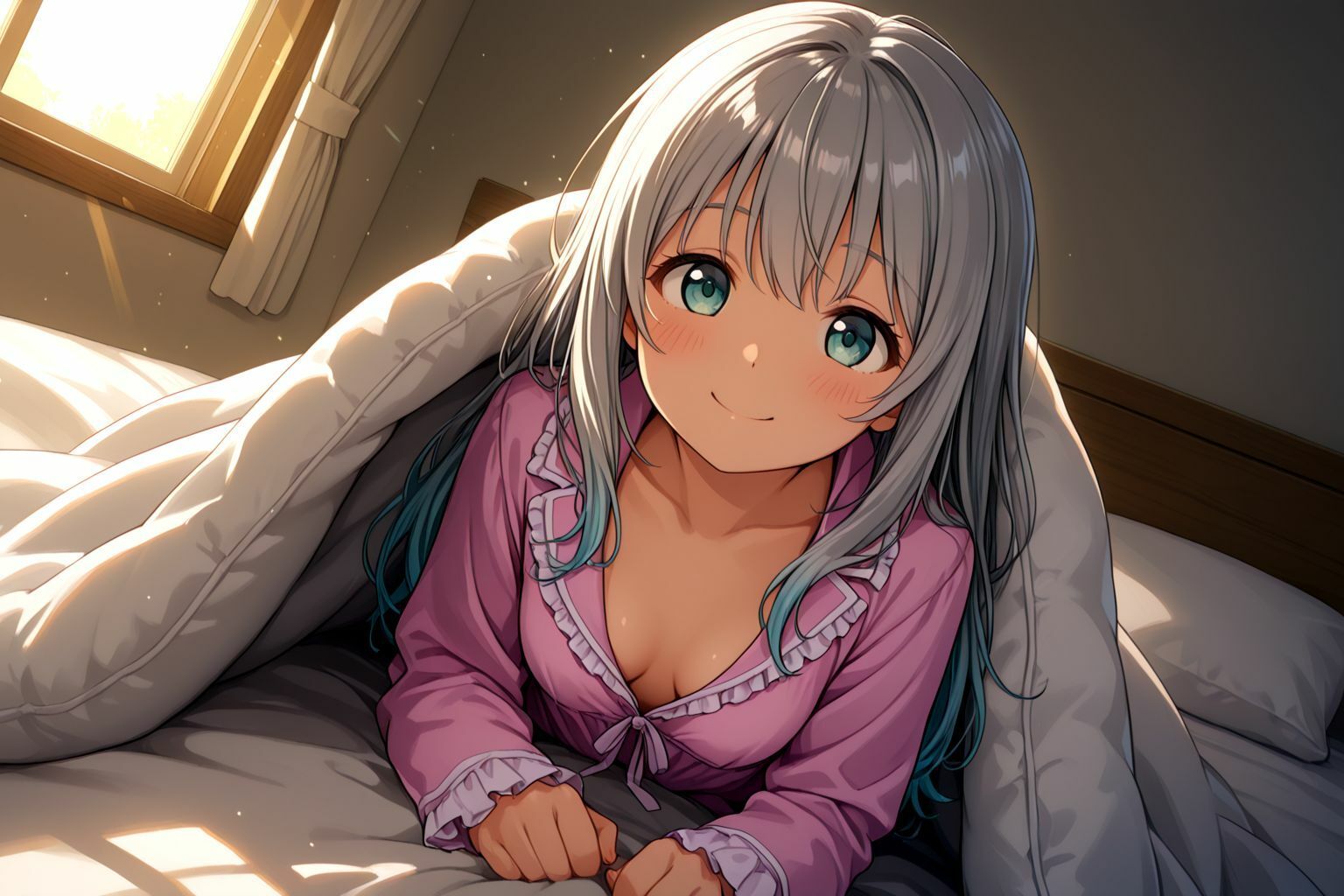 サンプル画像2:ミックスガールズコレクション  妹が朝からオナニーしてるのに出くわしちゃったのでそのままえちえちした話(えちえち) [d_574408]