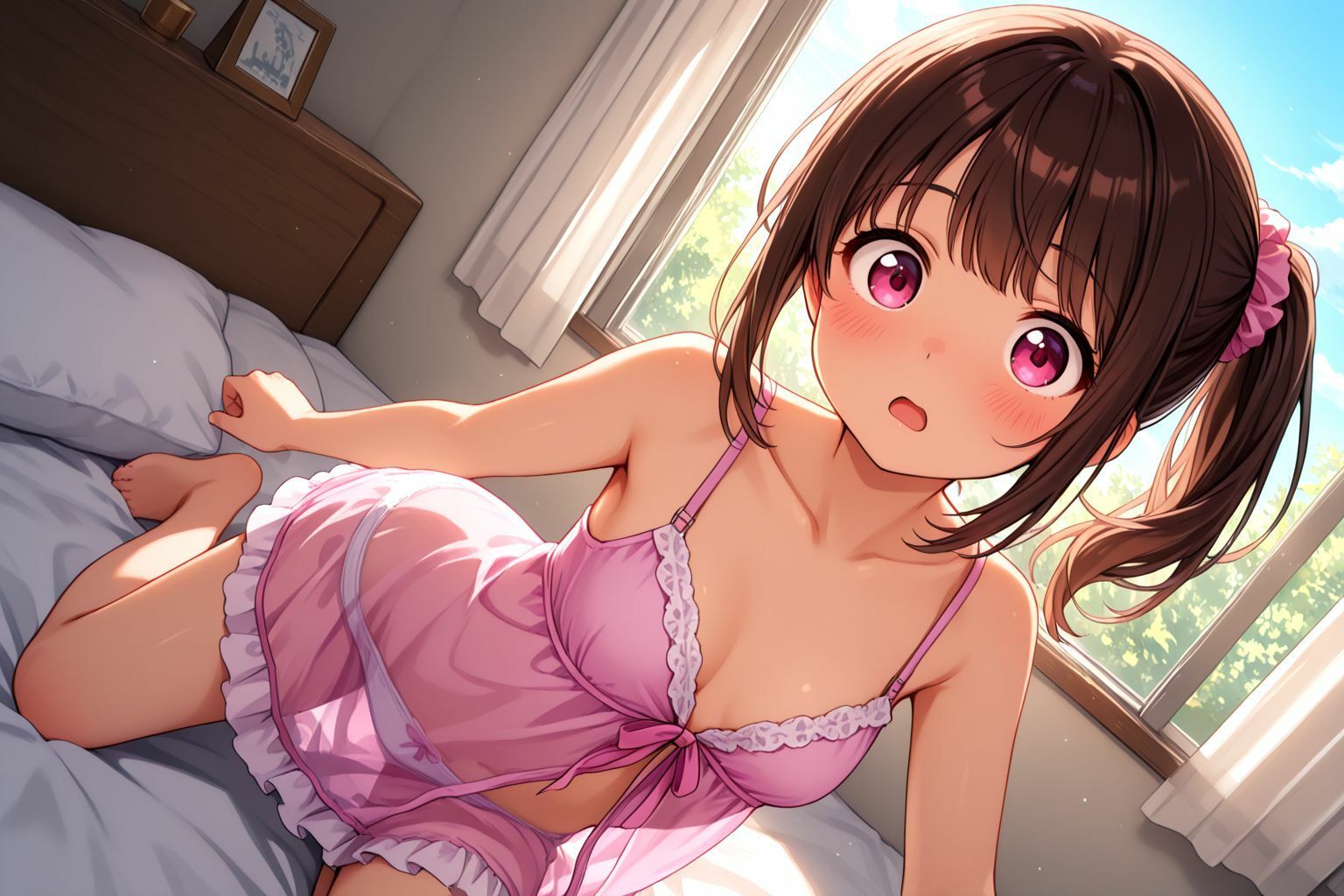 サンプル画像4:ミックスガールズコレクション  妹が朝からオナニーしてるのに出くわしちゃったのでそのままえちえちした話(えちえち) [d_574408]