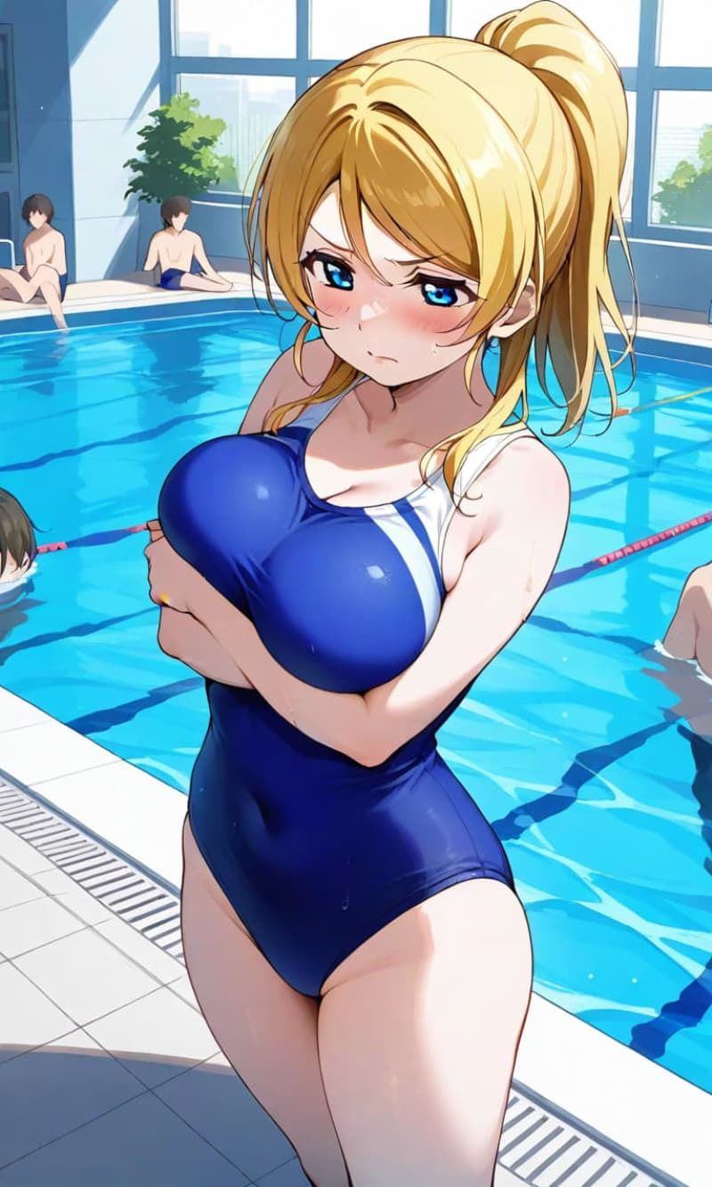 サンプル画像1:スク水エ□ーチカ(シコリンダー) [d_574415]