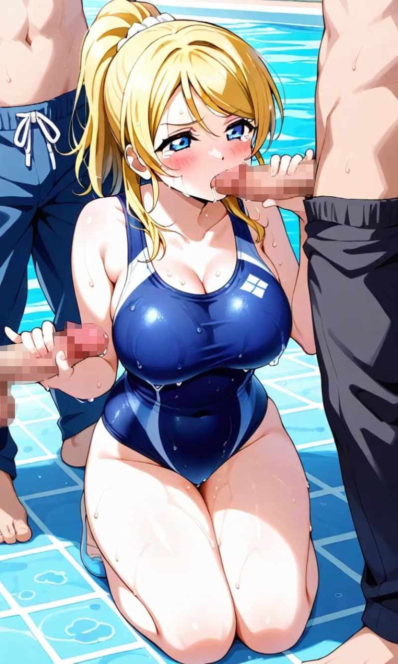 サンプル画像3:スク水エ□ーチカ(シコリンダー) [d_574415]