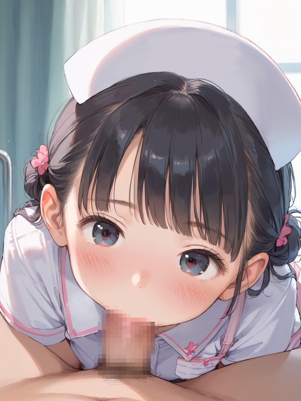 ロリ処女ナースと中出し療法 画像1
