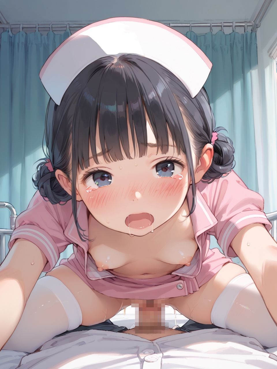 ロリ処女ナースと中出し療法 画像6