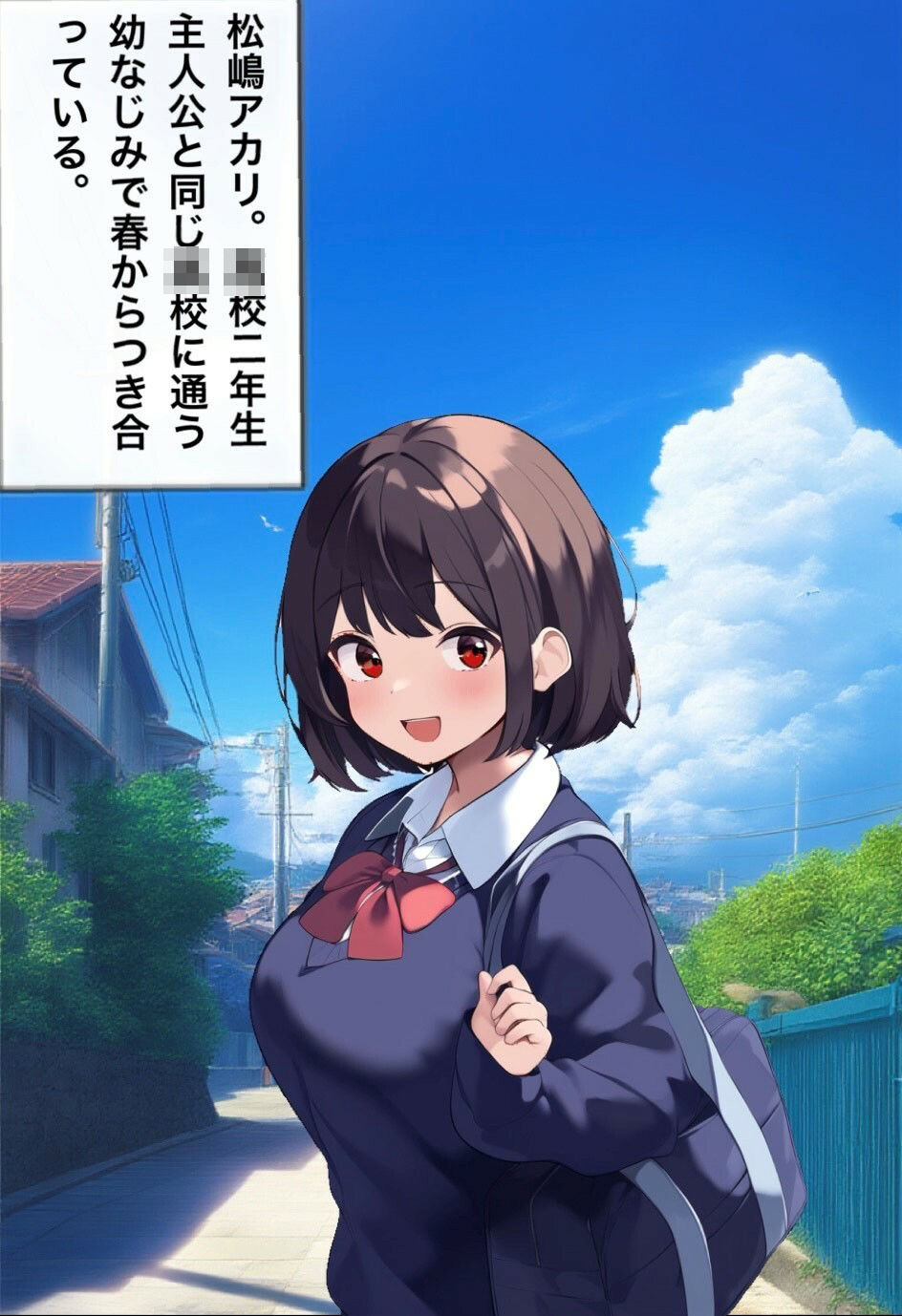 サンプル画像1:幼馴染の彼女と海ではじめて(サカナ屋) [d_574459]