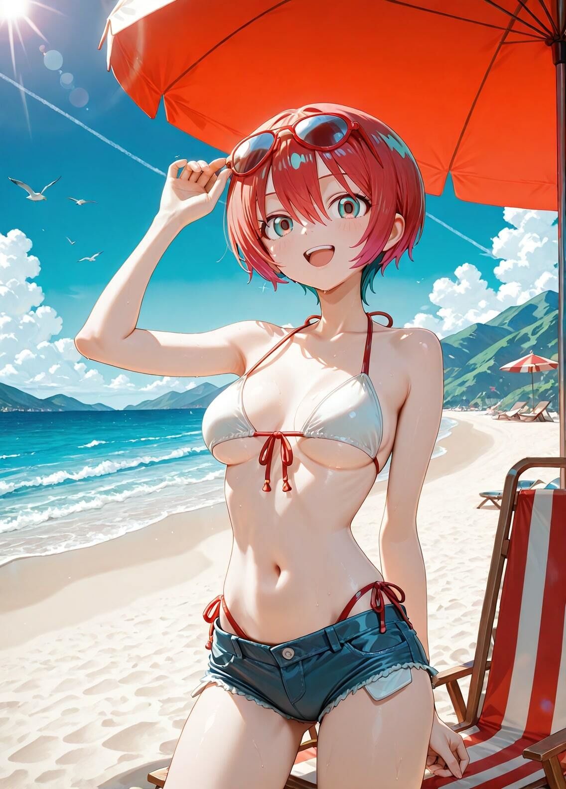 サンプル画像1:「機動戦士Gundam GQuuuuuuX」アマテ・ユズリハ セクシー写真集8（全500枚）(人の海) [d_574502]