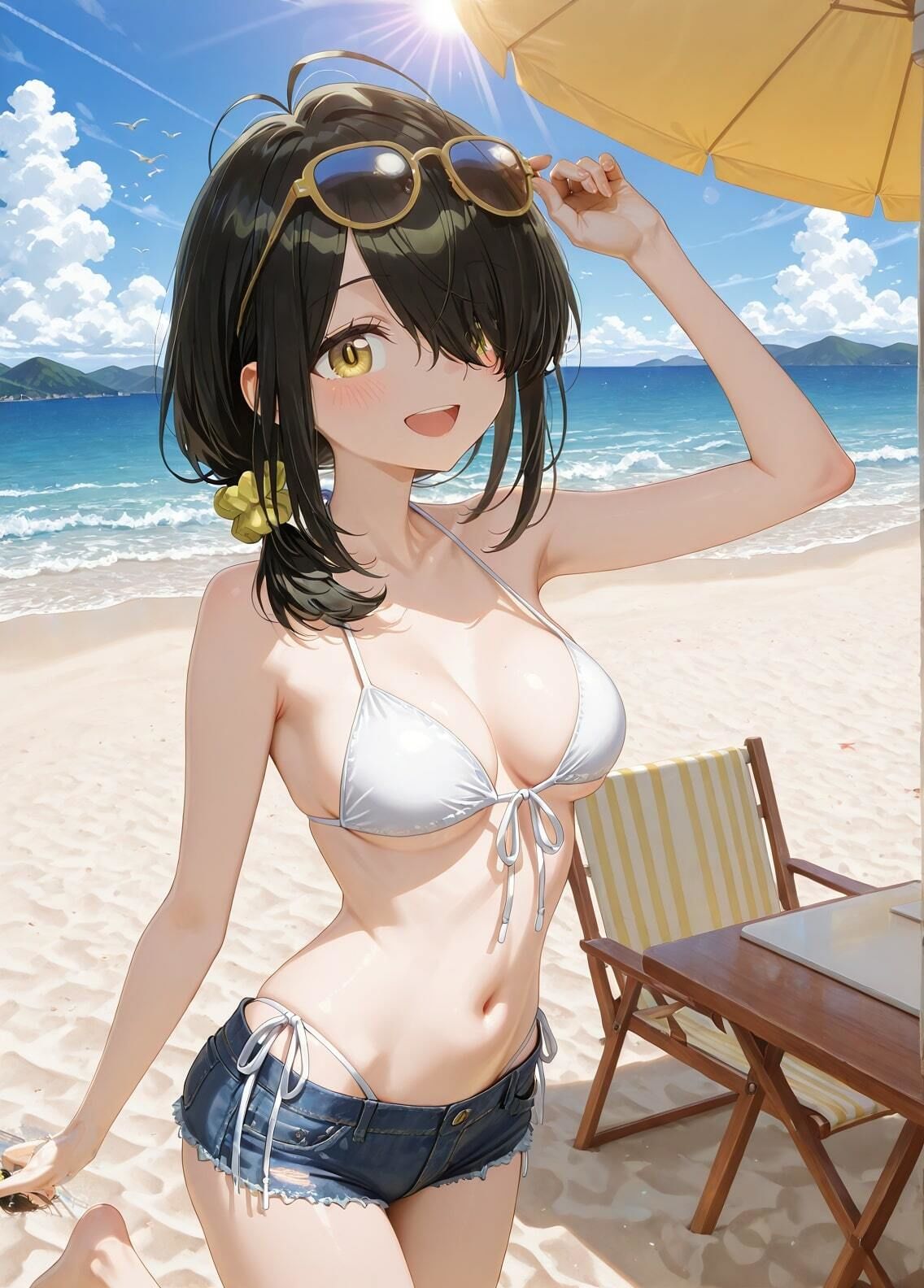 サンプル画像1:「紫雲寺家の子〇たち」紫雲寺ことのセクシー写真集2（全500枚）(人の海) [d_574520]