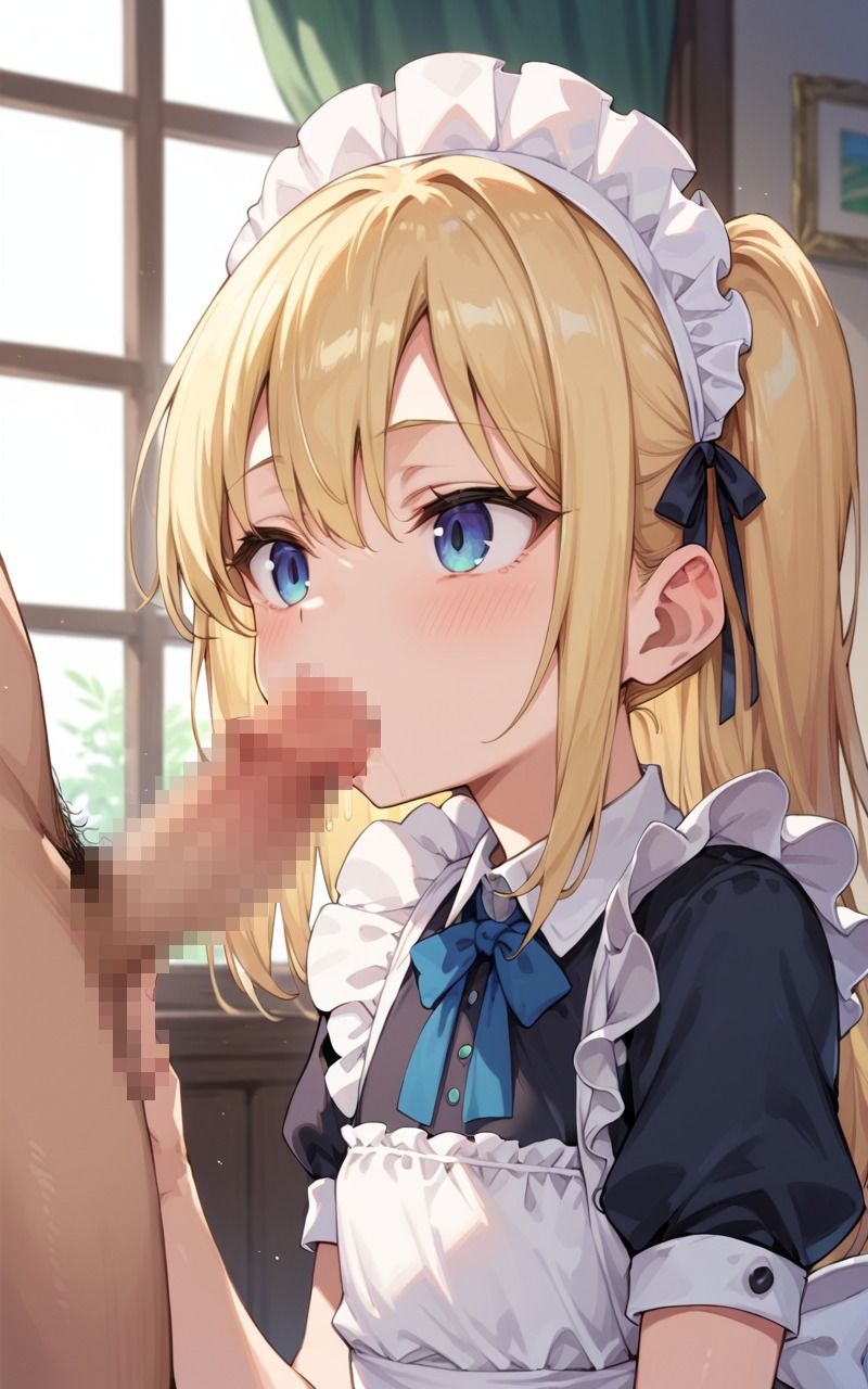 サンプル画像2:ちっぱい妹にメイドコスプレさせて生ハメしちゃった話(むっちょん) [d_574524]