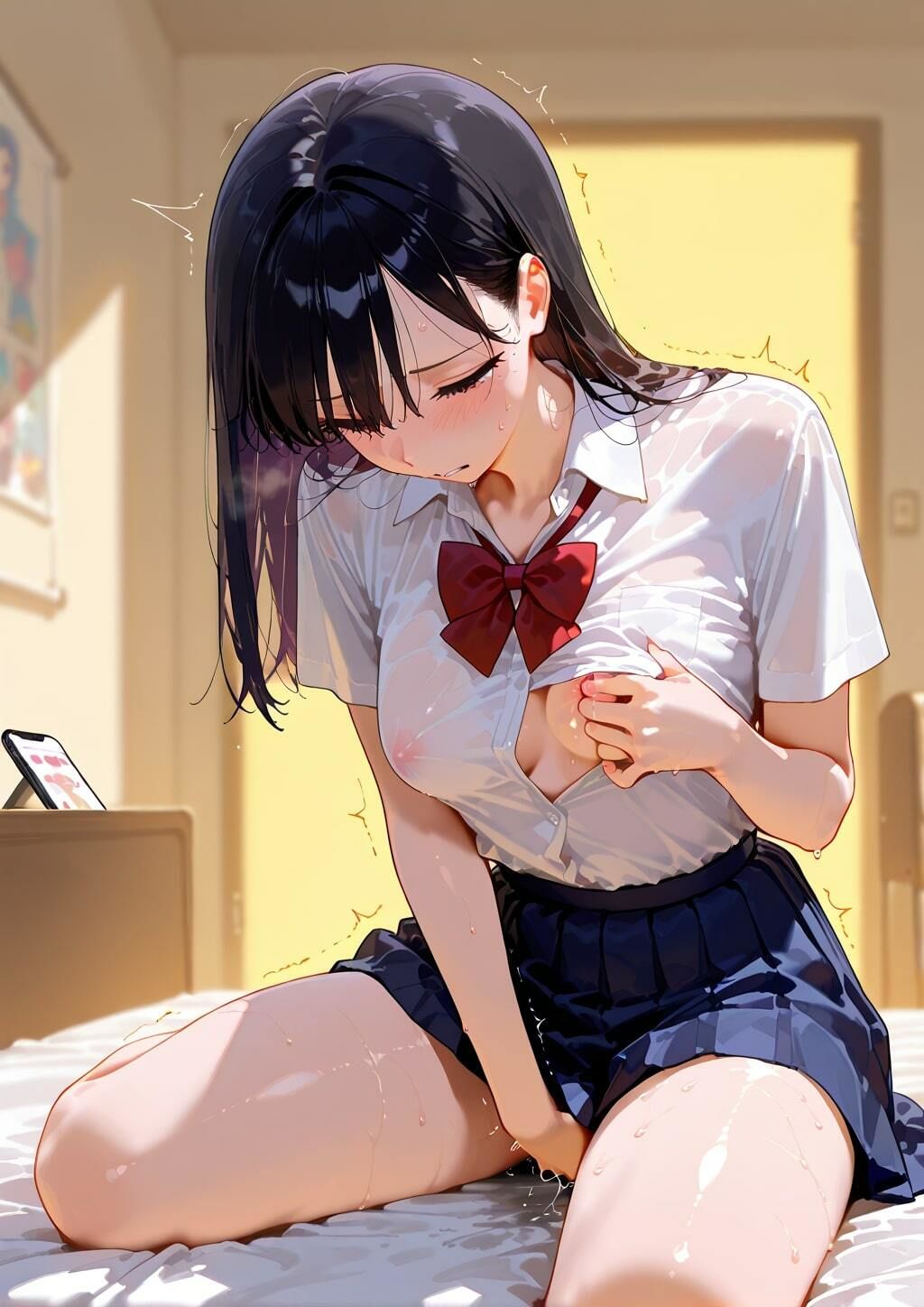 【イラスト集】義妹のオナニー 画像2