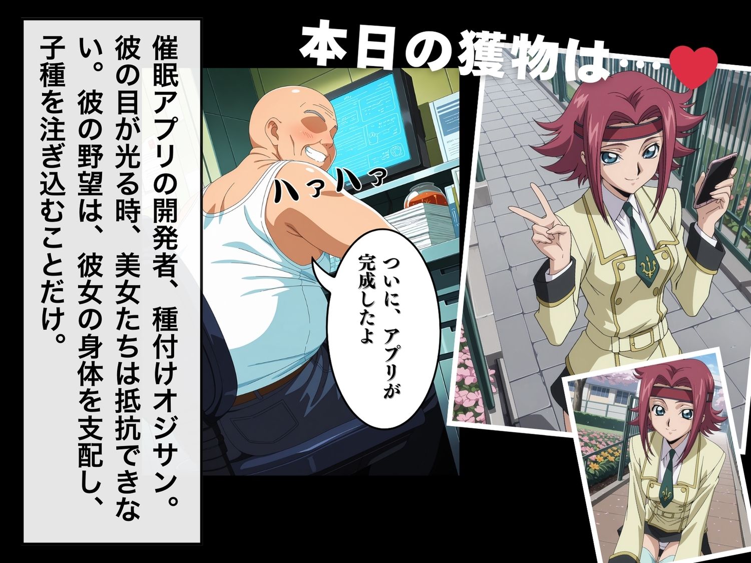 サンプル画像1:【寝取られ】コードギ◯ス 紅月カ◯ン(こたつで待ってる。) [d_574540]