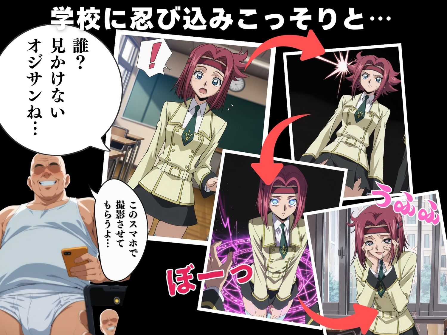 サンプル画像2:【寝取られ】コードギ◯ス 紅月カ◯ン(こたつで待ってる。) [d_574540]