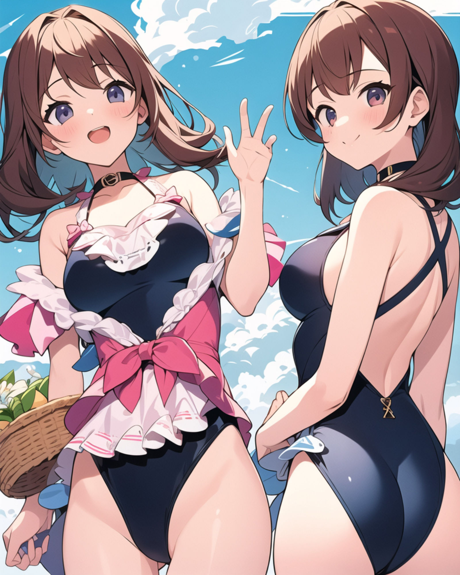 サンプル画像3:プレミアム  アイドル達のスク水水泳大会  画像集368枚(プレミアムとうもころし) [d_574546]