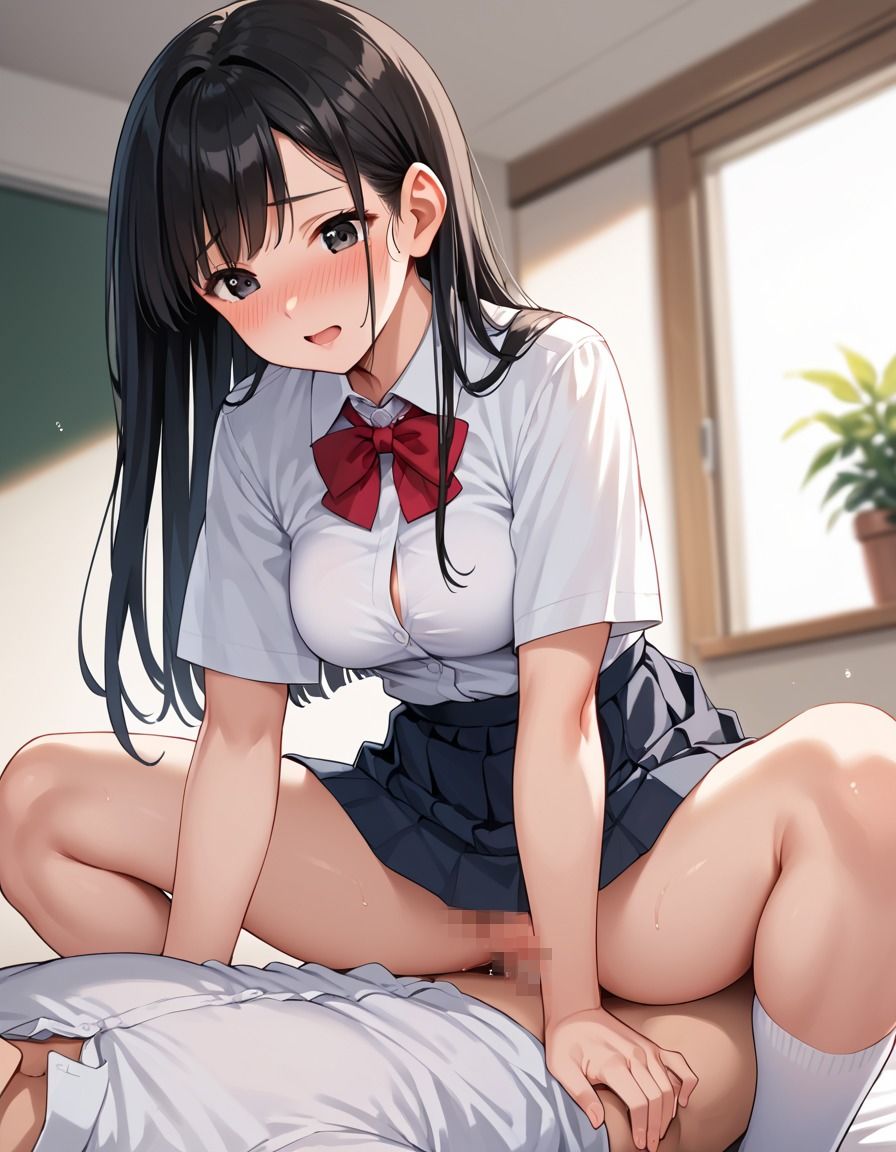 サンプル画像4:秘密の放課後性指導 赤点女子の補修はベッドの上で・・・(ひなまん) [d_574576]