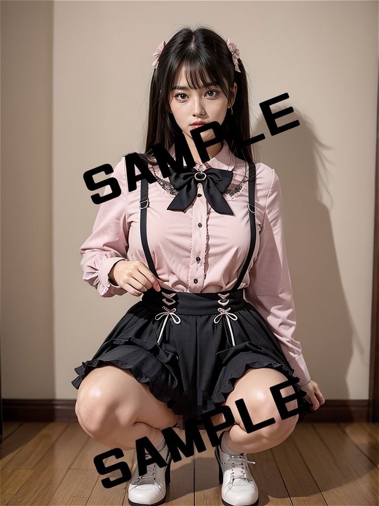 サンプル画像1:AIフェチフォト集vol.16 ノーパンウンコ座り〜無防備な瞬間を切り取った、背徳と純粋の狭間〜(アダルトコンテンツ3D作成工房) [d_574586]