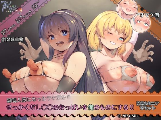 透明人間になったワケだから せっかくだし○○のおっぱいを俺のものにする!! 沙奈&セニア Wセット【ほわいとロケット】