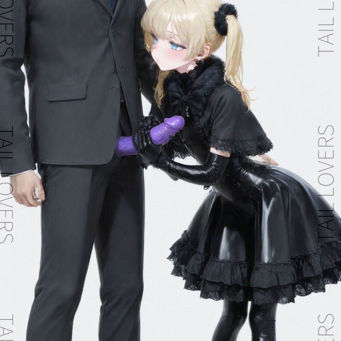 サンプル画像3:地雷系ラバー女子の肉棒いじり【170枚＋25secMovie】(TAIL LOVERS) [d_574638]