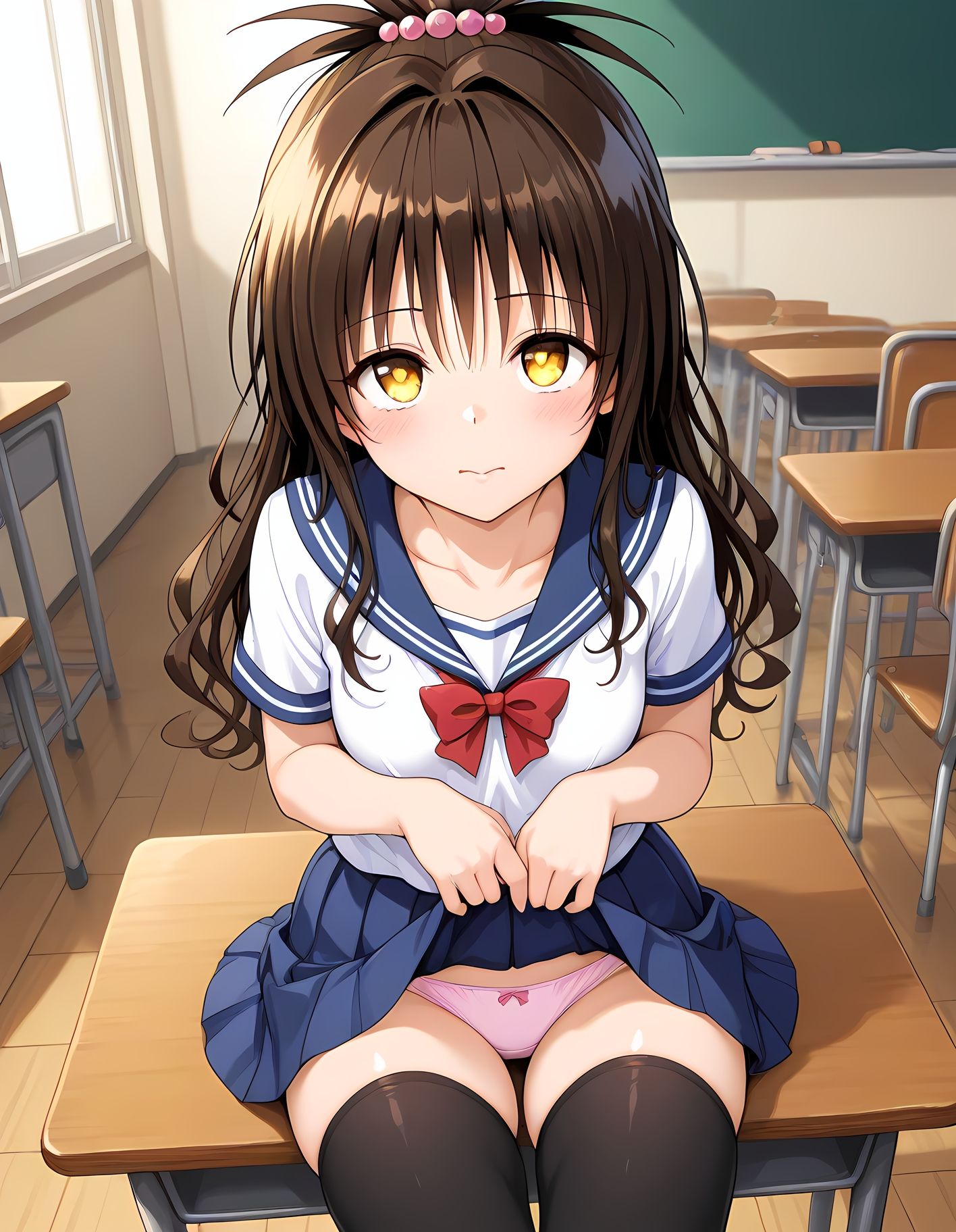 サンプル画像1:おじさんに寝取られた、結〇美柑(アツバキ) [d_574664]