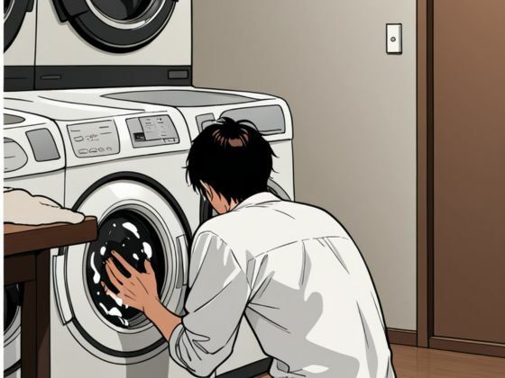 コインランドリーで寝落ちしてしてしまった私は下着泥のテクに感じてしまい 画像8