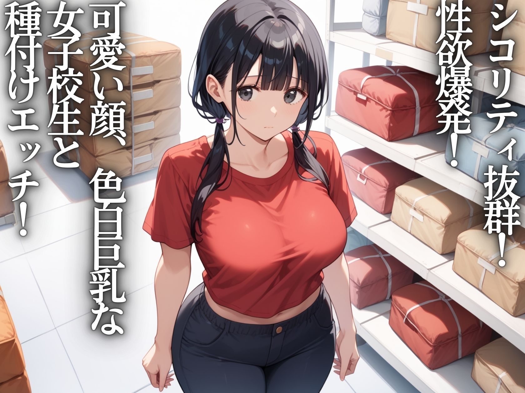 淫乱学園〜巨乳マネージャーは僕の肉便器 画像1