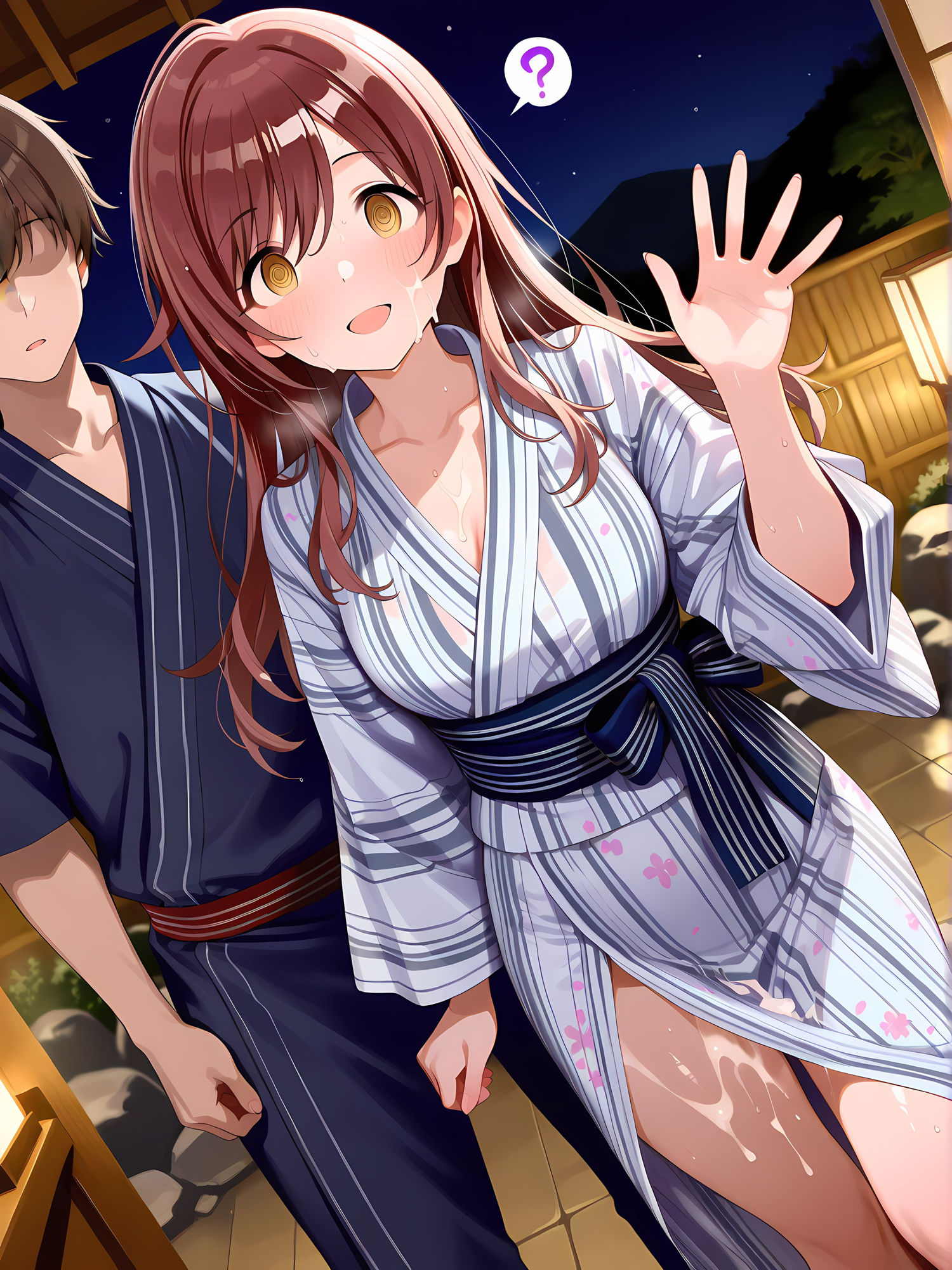 催○使って他人の彼女と温泉ックス! 画像10