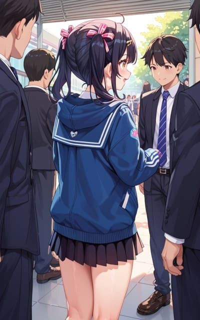 サンプル画像3:妹の知らない顔〜どこにでもついてきてたのに〜(みるきーたろう) [d_574856]