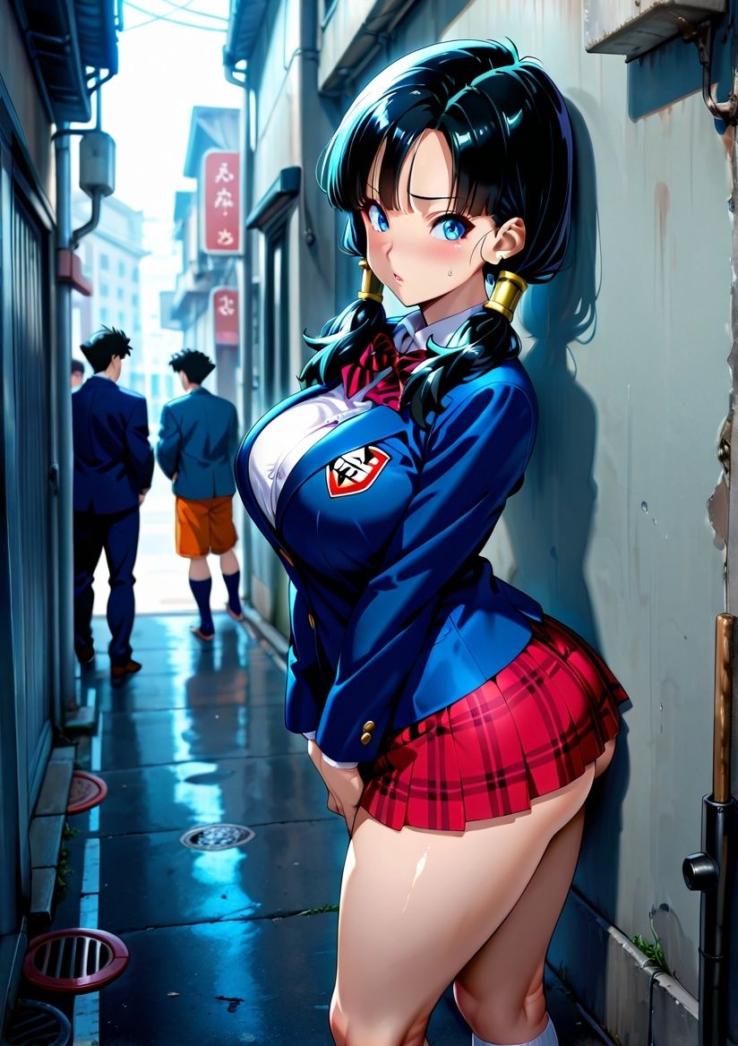 サンプル画像2:クラスの一軍女子 ビー〇ル は発情期(月が満ちるとき) [d_574867]