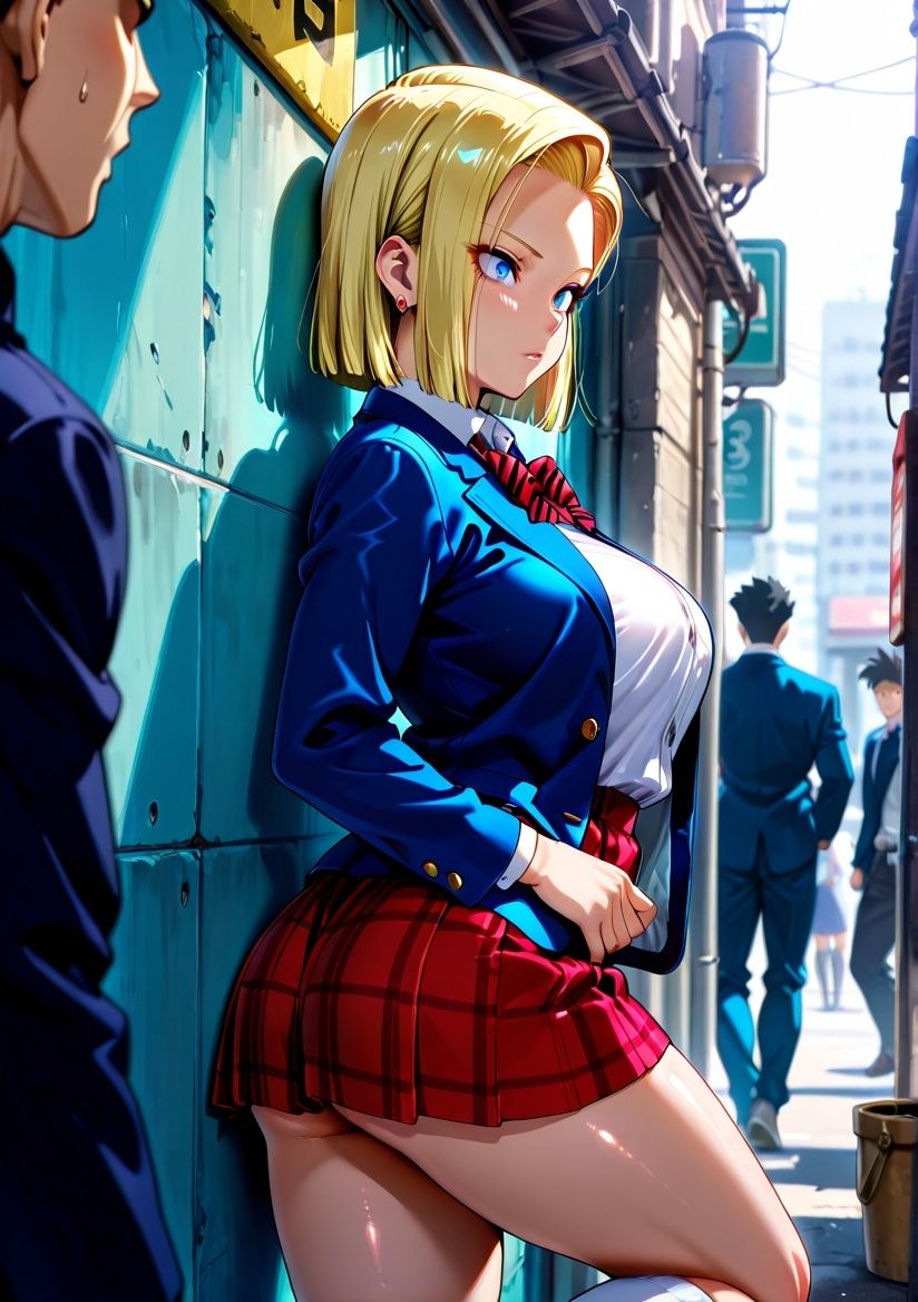 サンプル画像2:クラスの一軍女子 人造〇間18号 は発情期(月が満ちるとき) [d_574874]