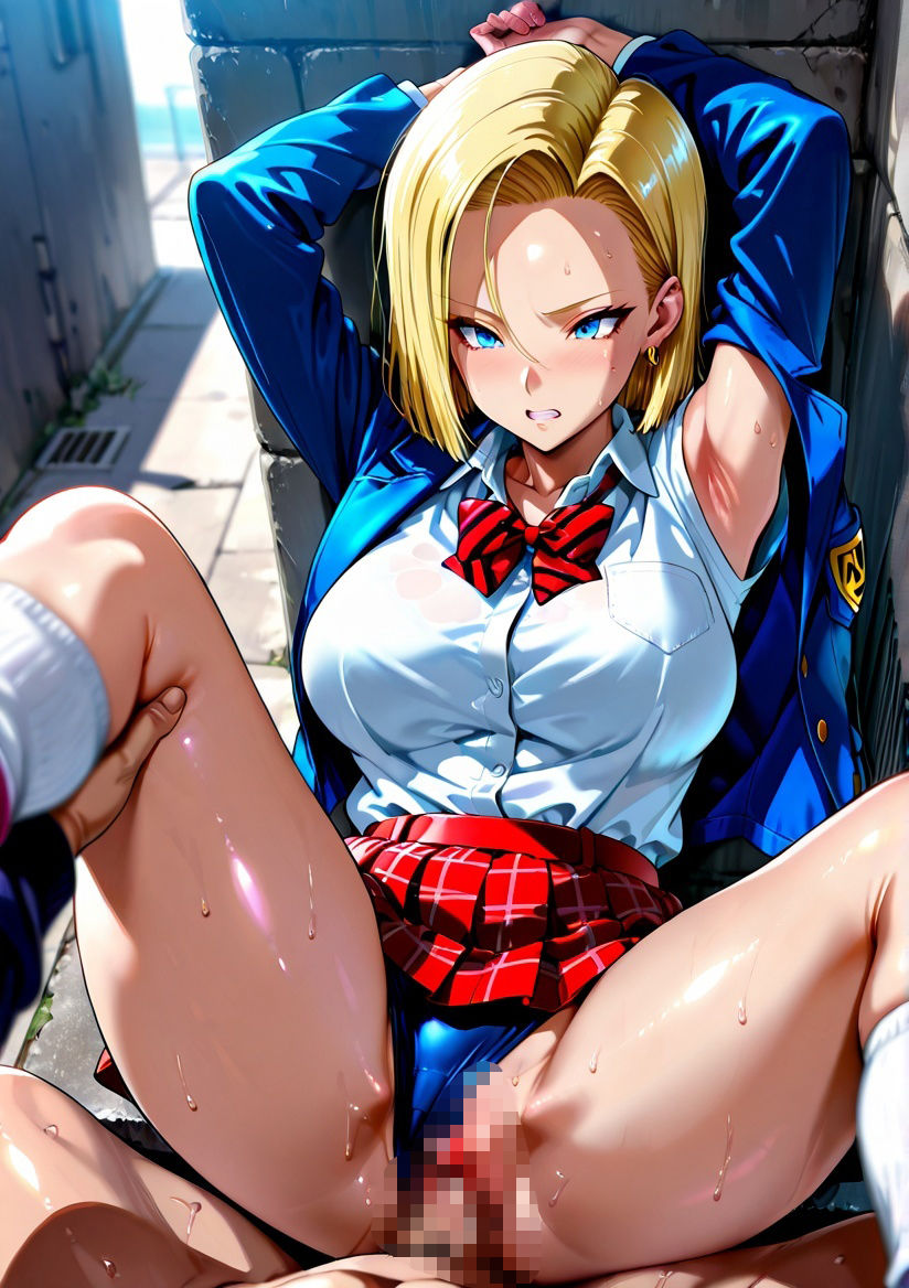 サンプル画像4:クラスの一軍女子 人造〇間18号 は発情期(月が満ちるとき) [d_574874]