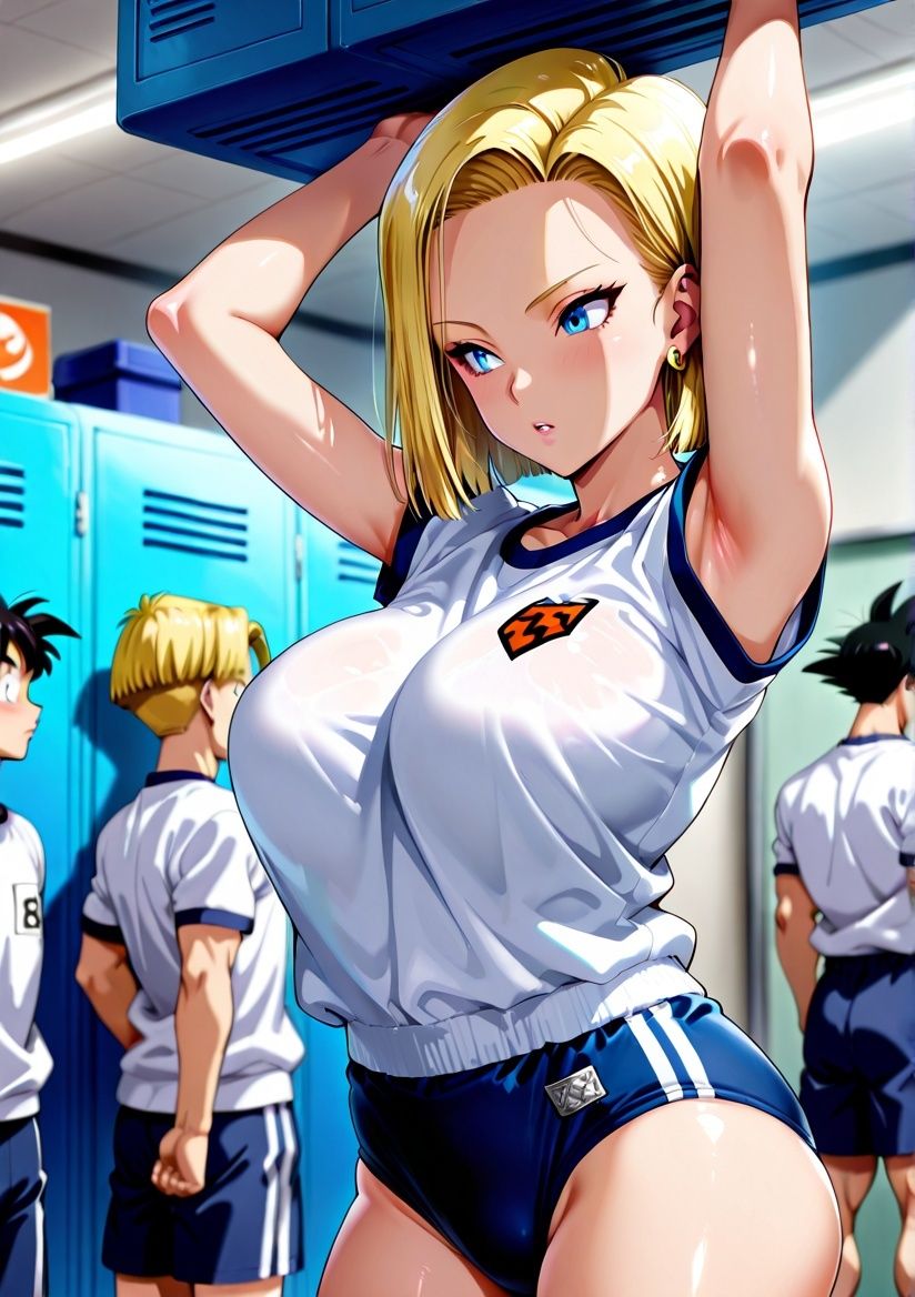 クラスの一軍女子 人造〇間18号 は発情期 画像8