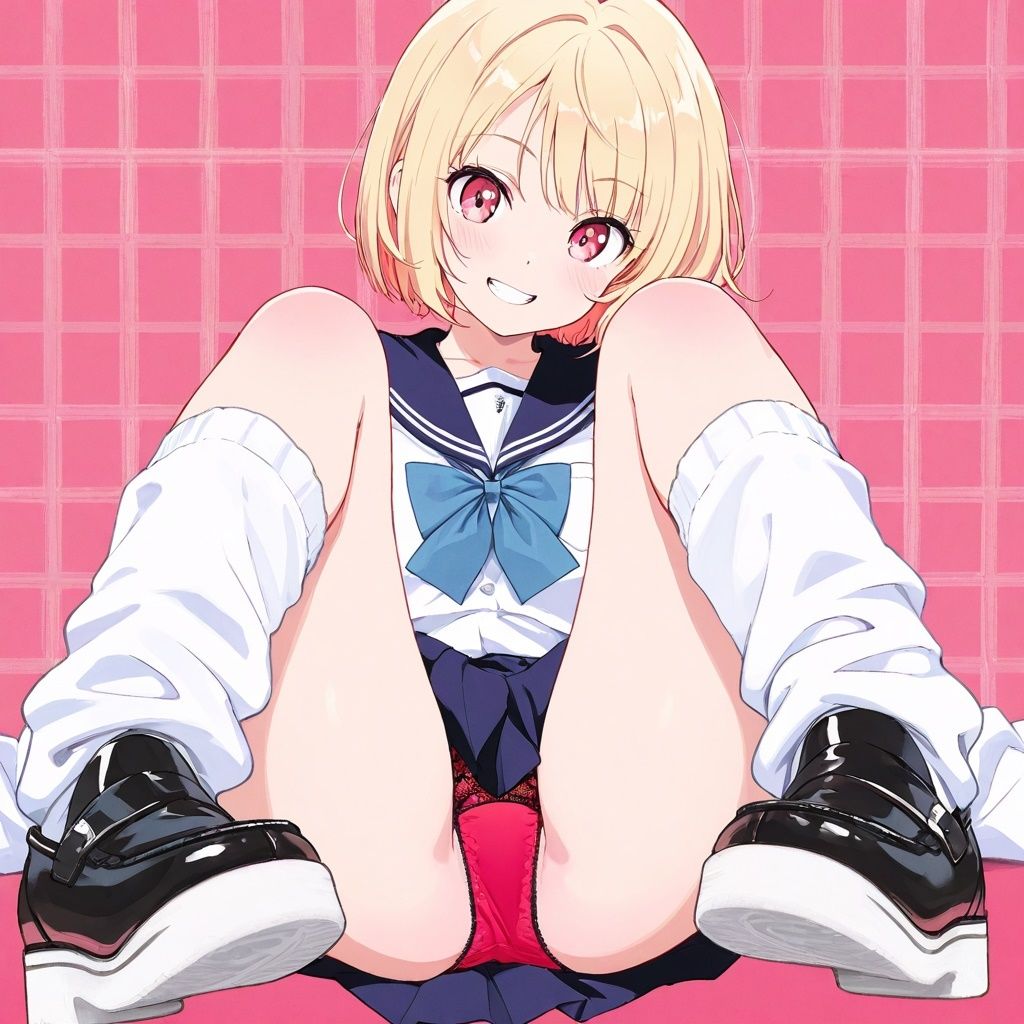 サンプル画像3:ルーズソックスJKのM字パンチラ  Vol.2(あみゅみゅ) [d_574883]