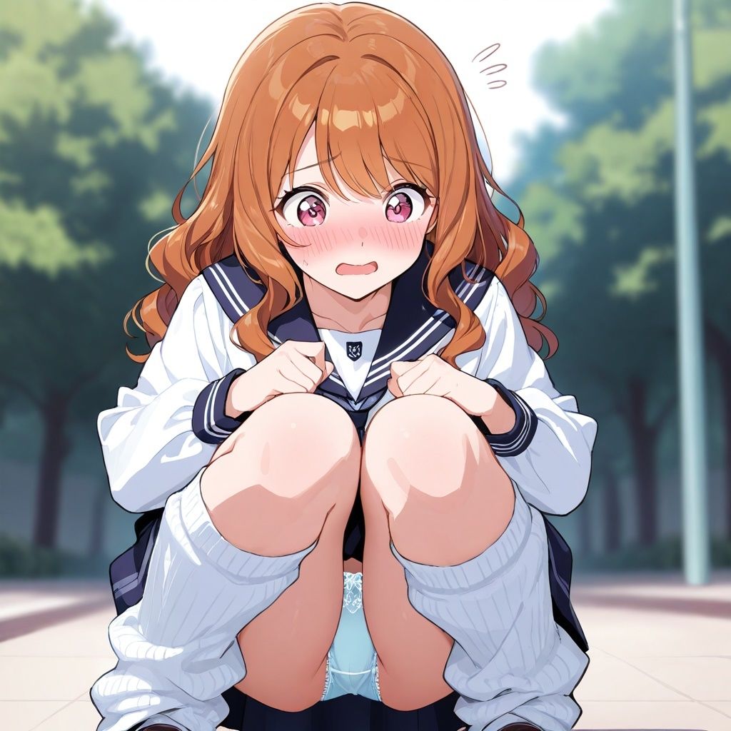 ルーズソックスJKのM字パンチラ Vol.2 画像6