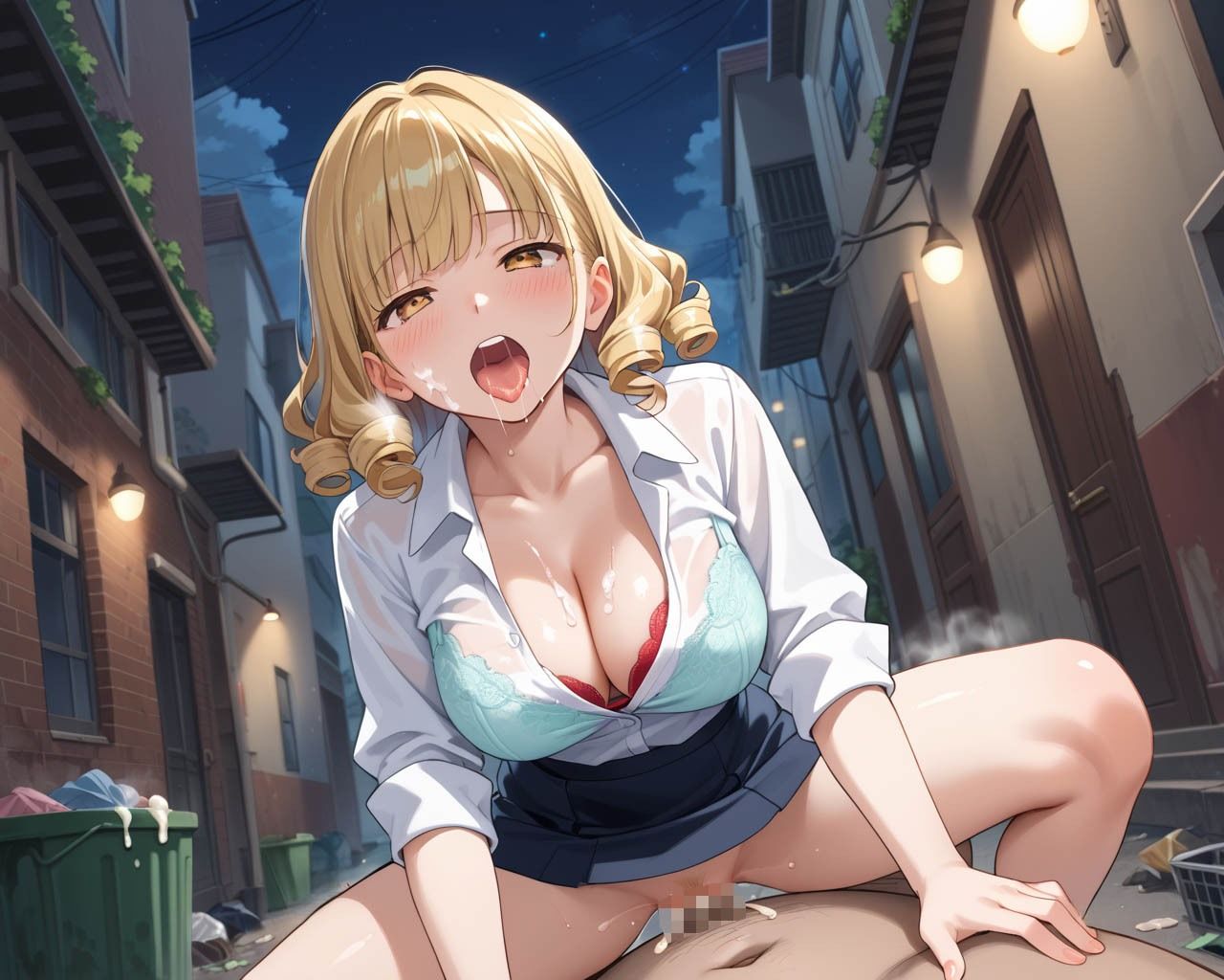 サンプル画像2:金髪ギャル社長性処理担当の俺は今日も彼女を●す(たからかね出版) [d_574920]