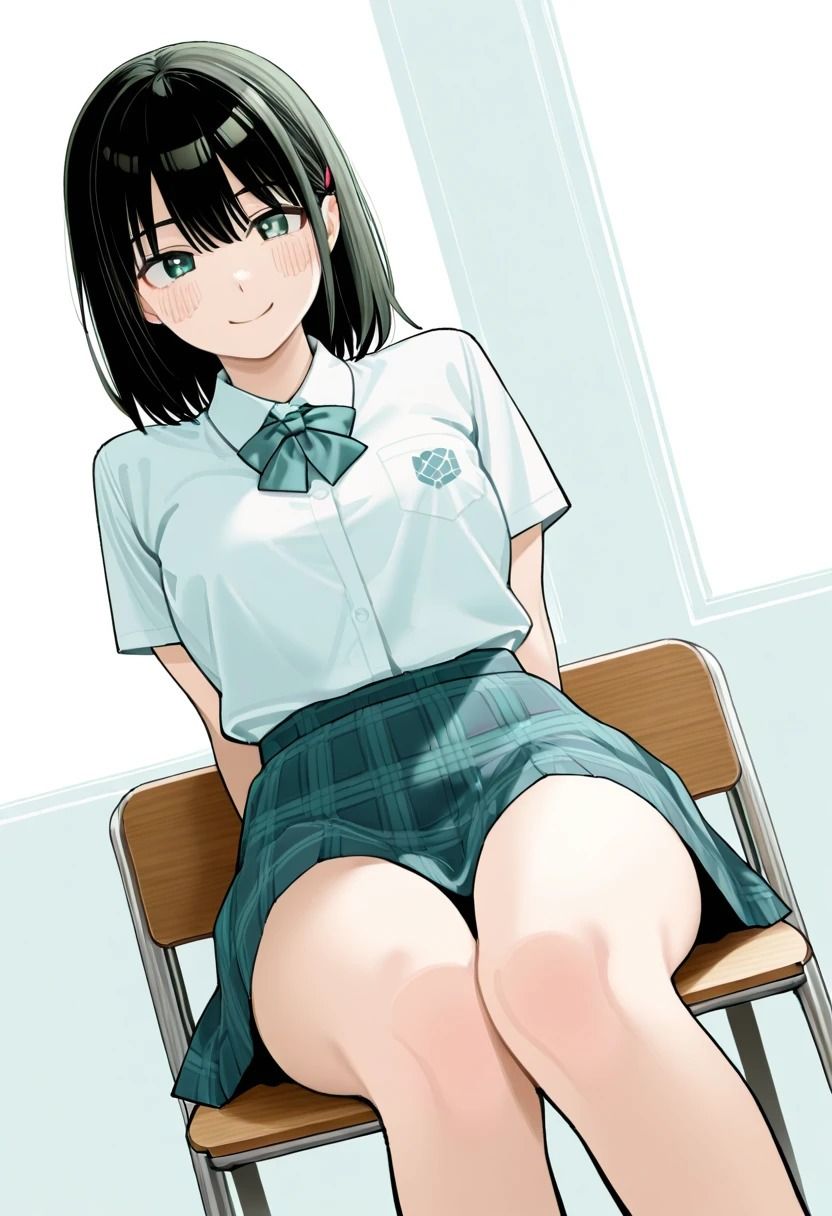 サンプル画像1:「いすのうえのこ。〜風香る卒業日〜」(牛さんブックマーク) [d_575069]