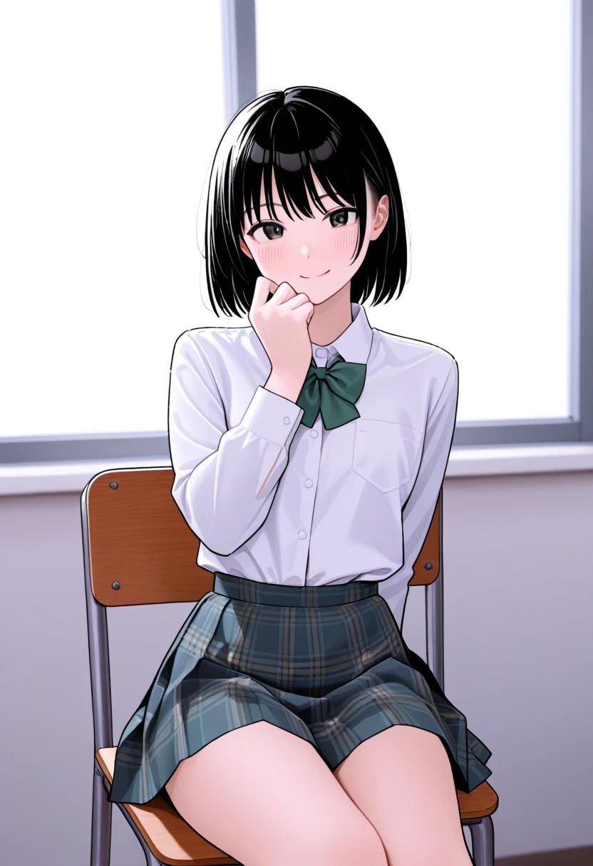 サンプル画像4:「いすのうえのこ。〜風香る卒業日〜」(牛さんブックマーク) [d_575069]