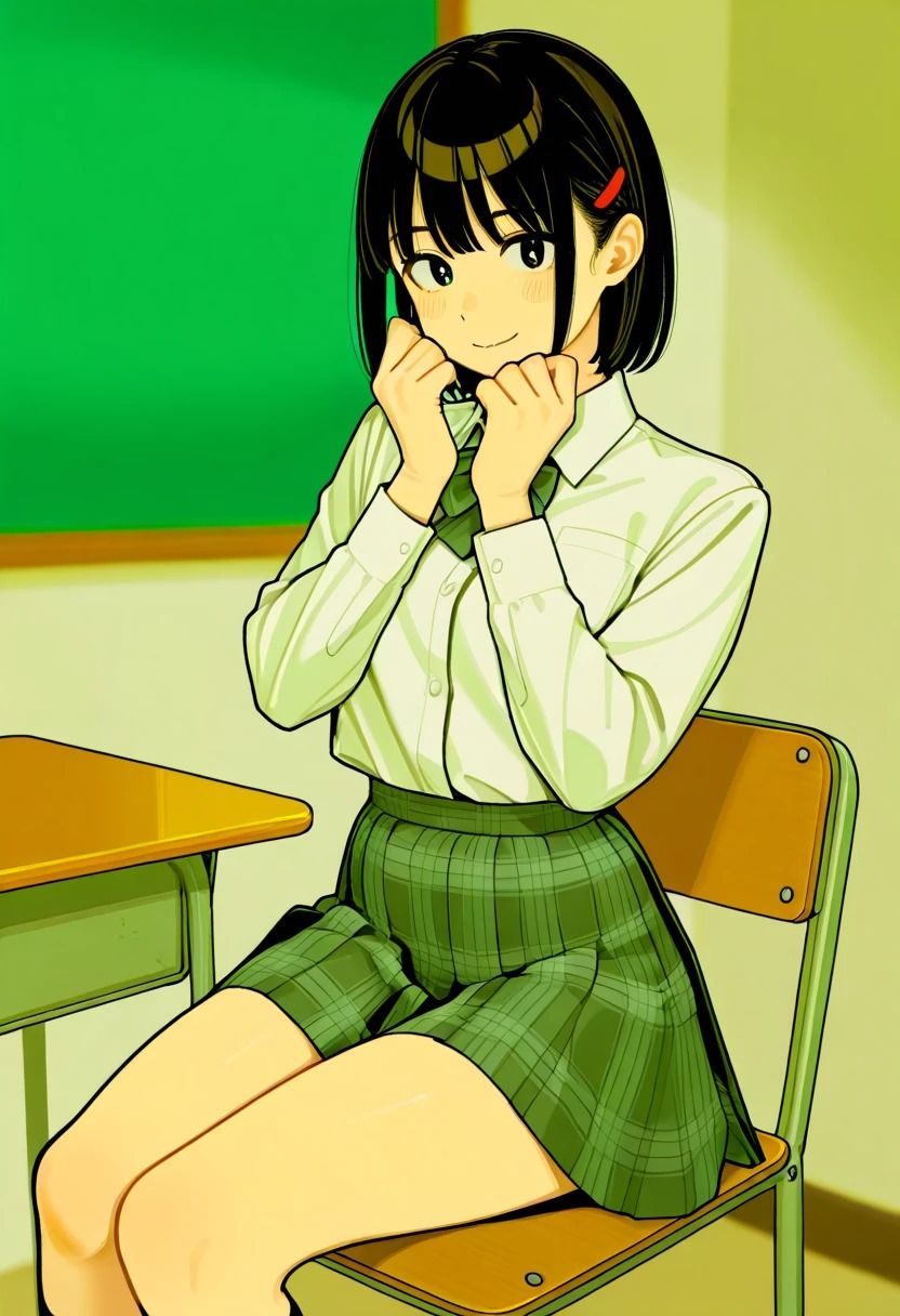 サンプル画像5:「いすのうえのこ。〜風香る卒業日〜」(牛さんブックマーク) [d_575069]