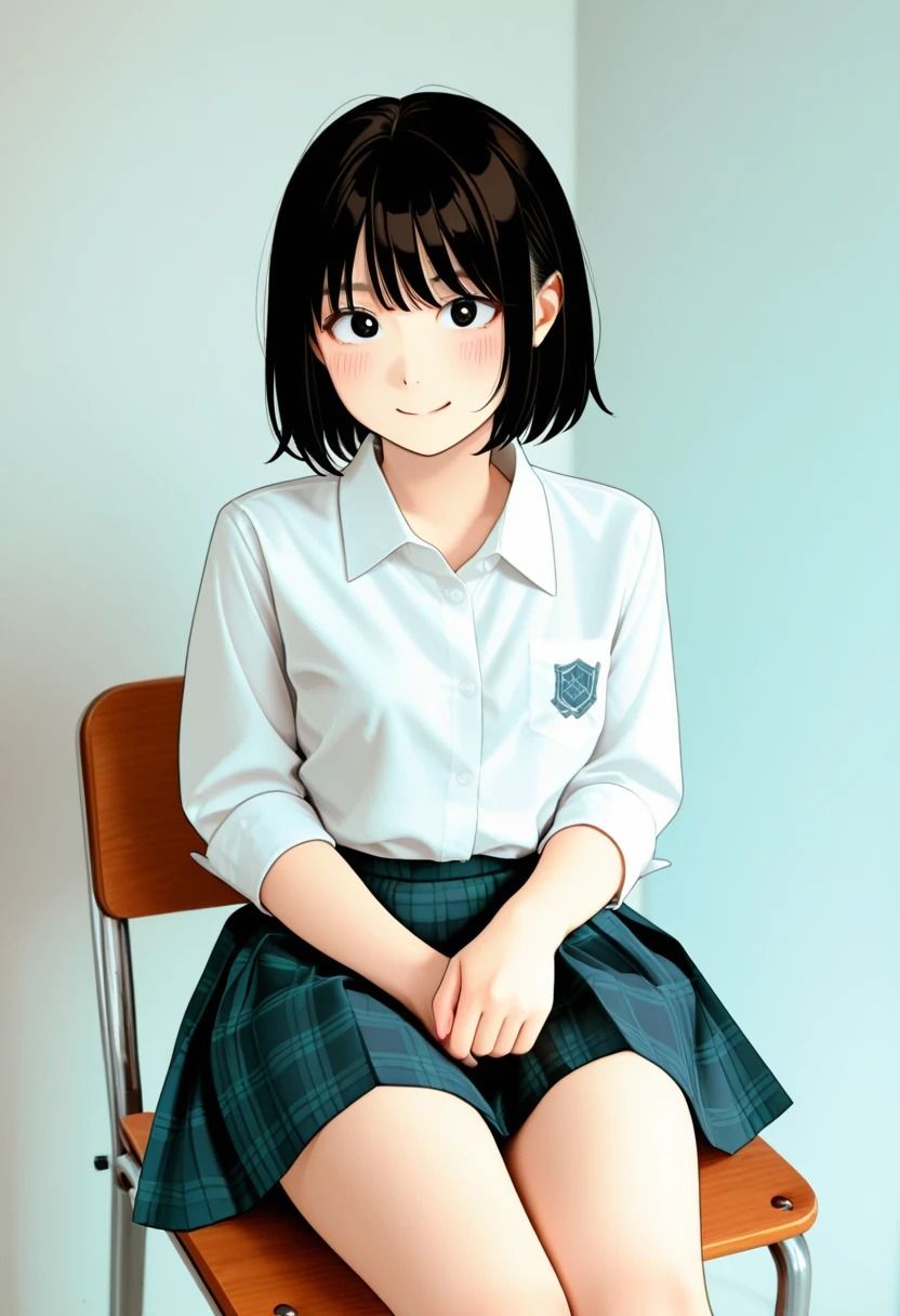 サンプル画像6:「いすのうえのこ。〜風香る卒業日〜」(牛さんブックマーク) [d_575069]