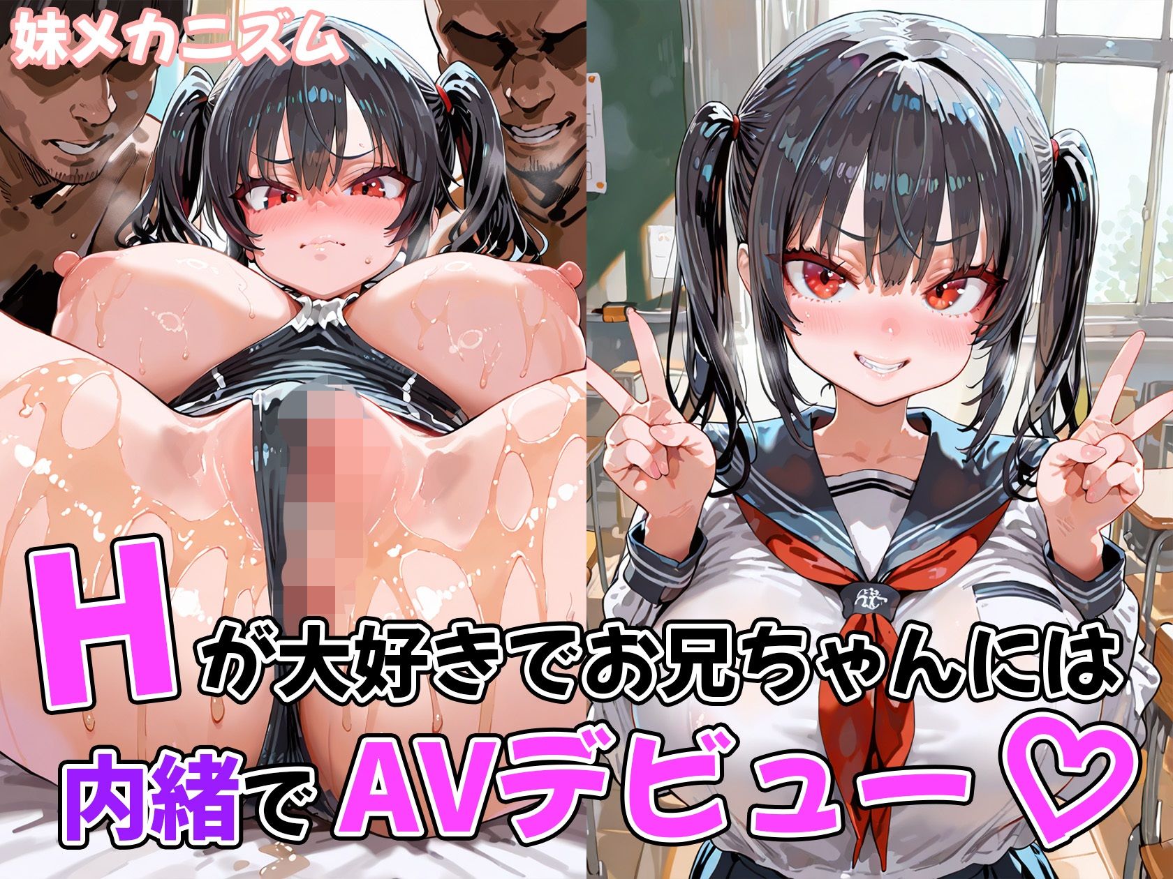 サンプル画像5:Hが好大好きでお兄ちゃんには内緒でAVデビュー(妹メカニズム) [d_575076]
