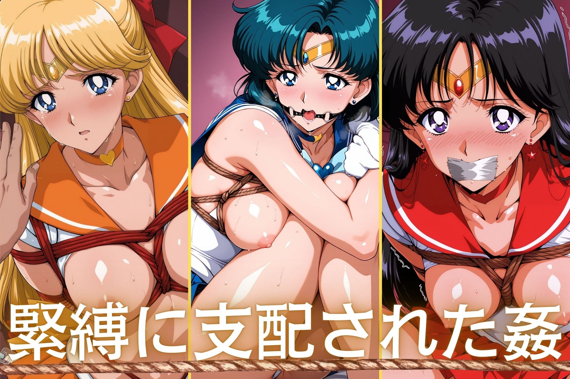 サンプル画像1:淫縄姦 〜緊縛化されたヒロイン〜 セーラー編 火・水・金(山手マン) [d_575117]