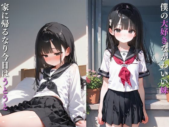 サンプル画像1:妹がすやすや寝たのでドキドキいたずら(ぐるみるく) [d_575133]