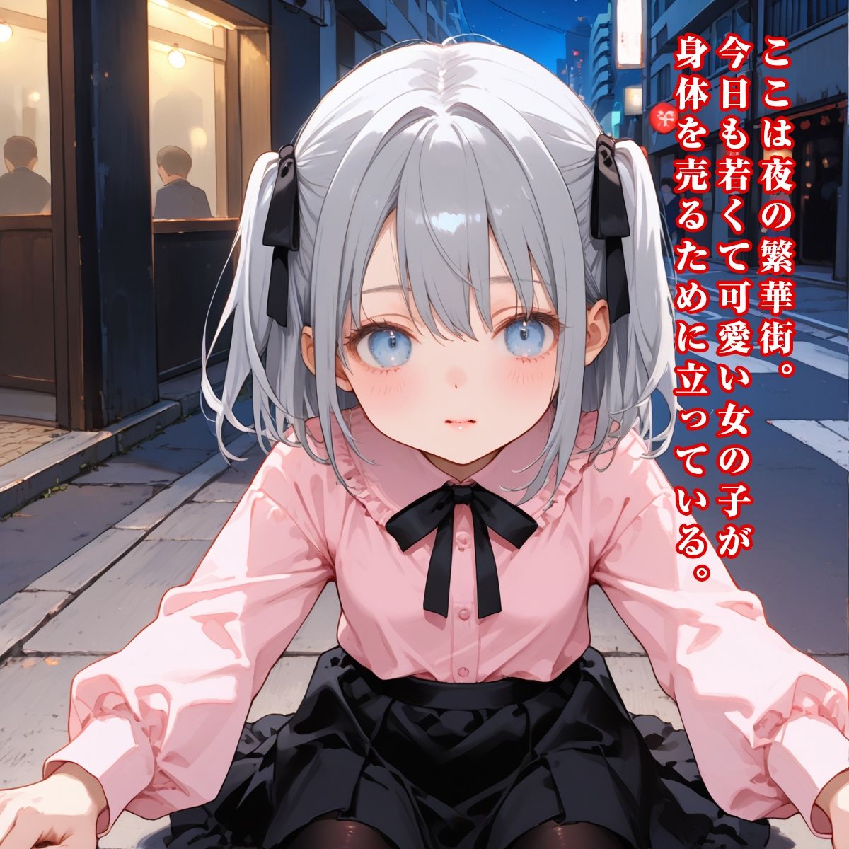 サンプル画像1:【美麗360枚】地雷系立ちんぼ女子に交渉！野外で抜きから中出しまでたっぷりハメ撮り！Part2(ひよこにこばん) [d_575134]