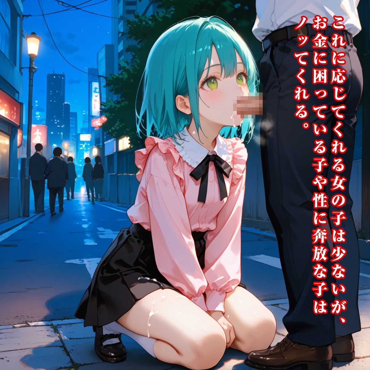 サンプル画像4:【美麗360枚】地雷系立ちんぼ女子に交渉！野外で抜きから中出しまでたっぷりハメ撮り！Part2(ひよこにこばん) [d_575134]