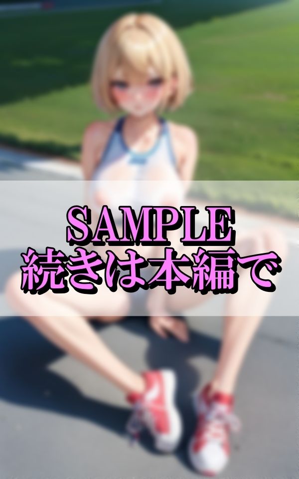 卑猥すぎる恰好で男を挑発する巨乳淫乱陸上女子部員 画像8