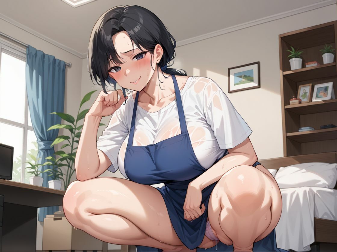 サンプル画像2:清楚系爆乳ミセス  裸にエプロンてんこ盛り編(コリコリ屋) [d_575356]