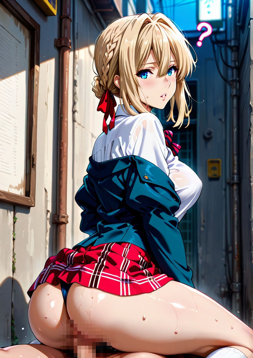 サンプル画像5:クラスの一軍女子 ヴァイ〇レット・エヴァーガーデン は発情期(月が満ちるとき) [d_575431]