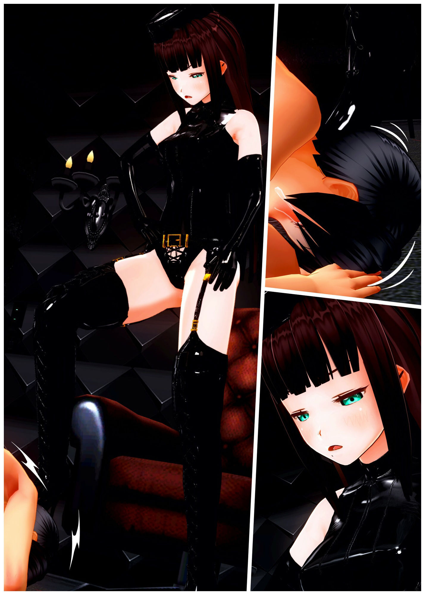 サンプル画像2:性徒会長は女王様(カニ) [d_575436]