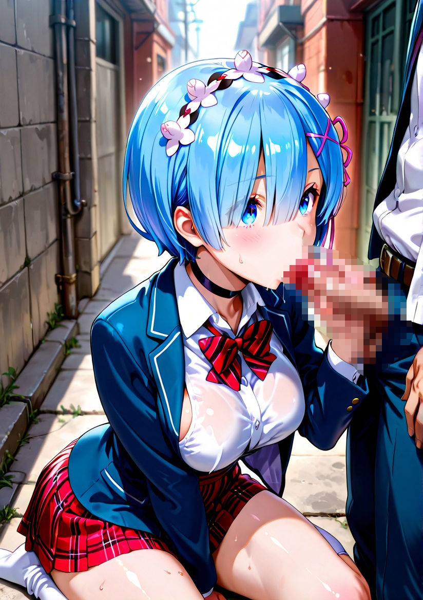 サンプル画像1:クラスの一軍女子 レム は発情期(月が満ちるとき) [d_575452]