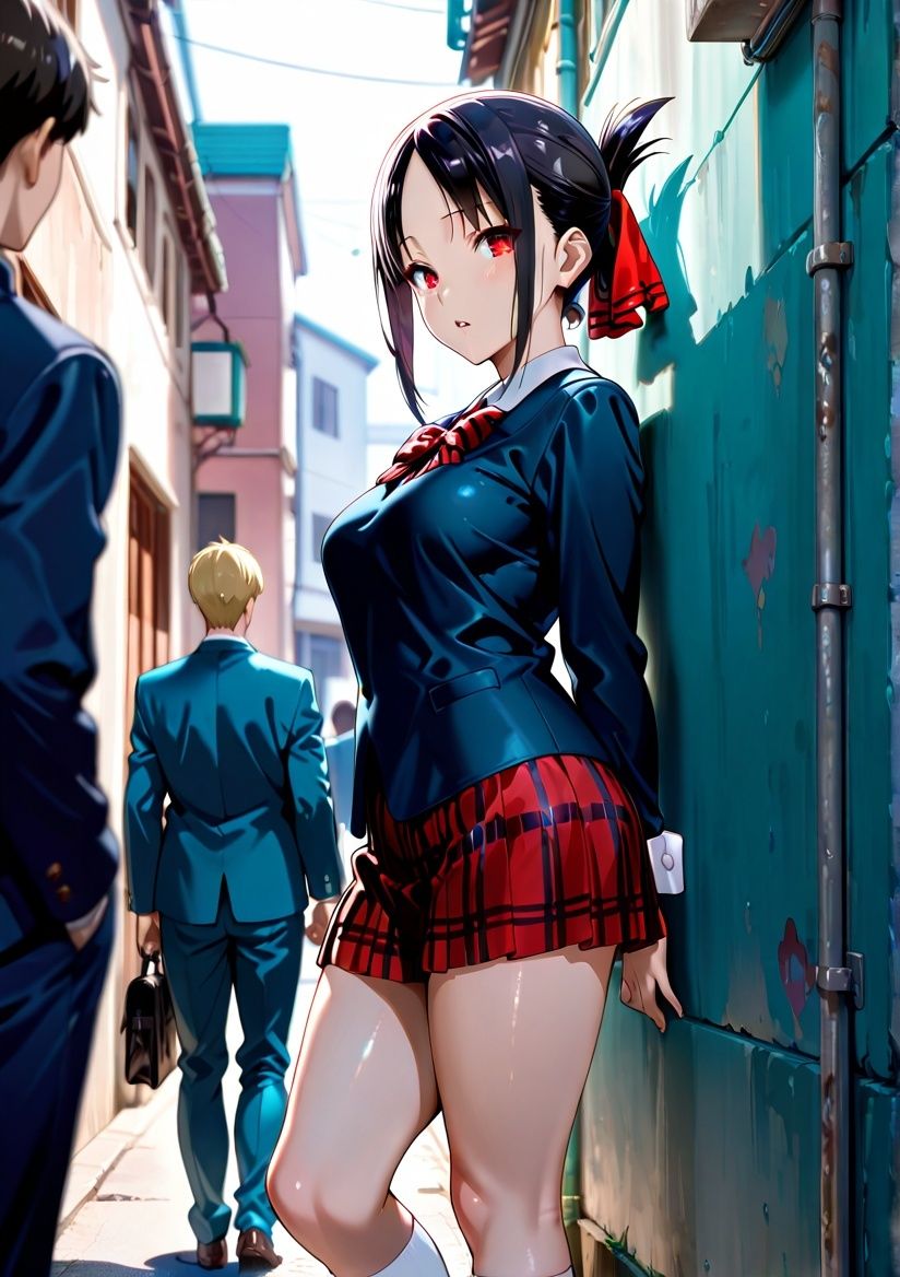 サンプル画像1:クラスの一軍女子 四〇かぐや は発情期(月が満ちるとき) [d_575457]