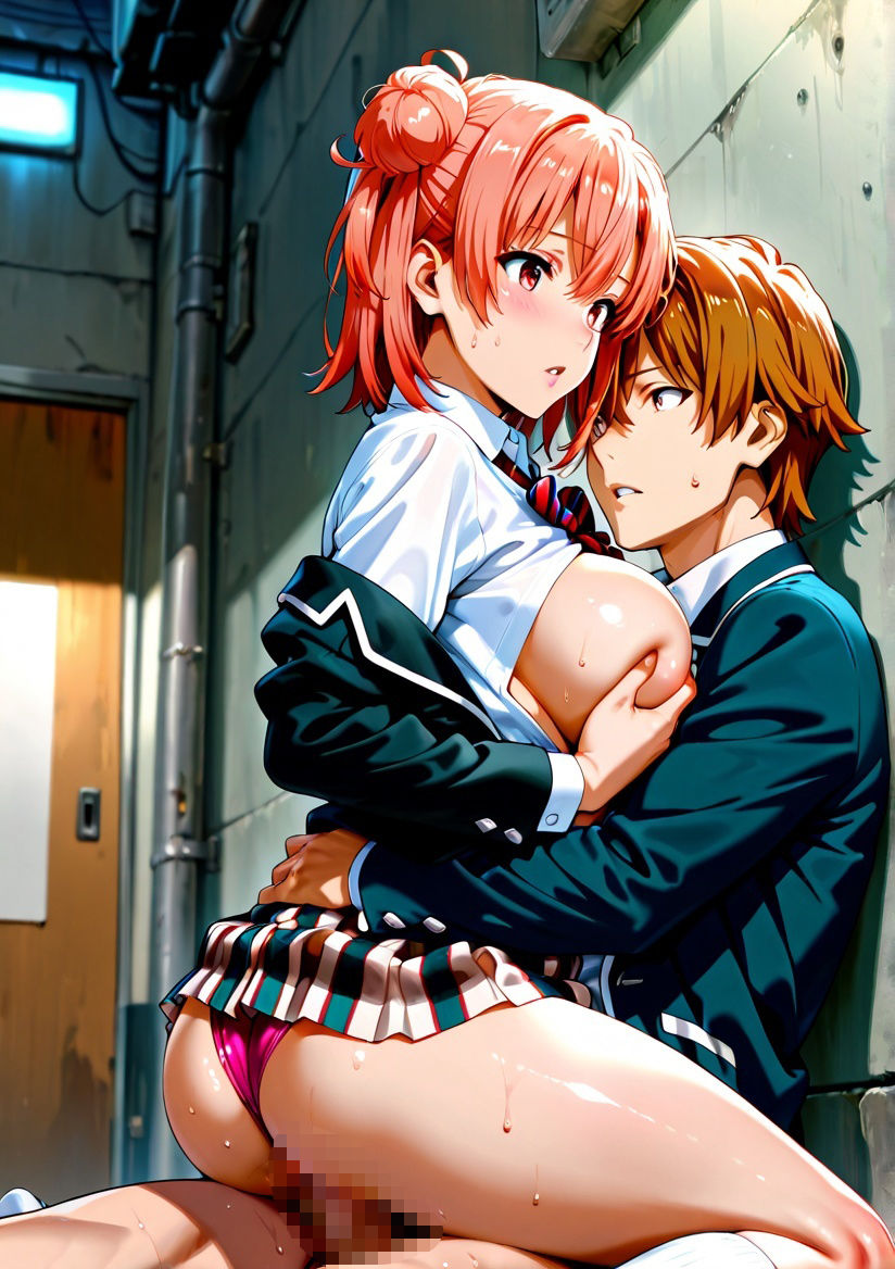 サンプル画像1:クラスの一軍女子 由比ヶ〇結衣 は発情期(月が満ちるとき) [d_575462]