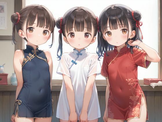 チャイナドレスの少女たちに即ハメ性処理で孕ませてみた！1